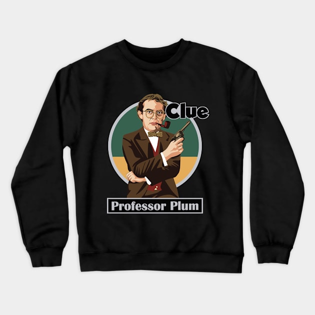 CLUE Professor Plum Crewneck Sweatshirt by Tiro1Linea